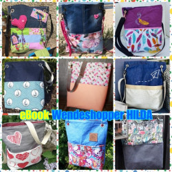 Wendeshopper Tasche Hilda - Freebook von BlauBunt